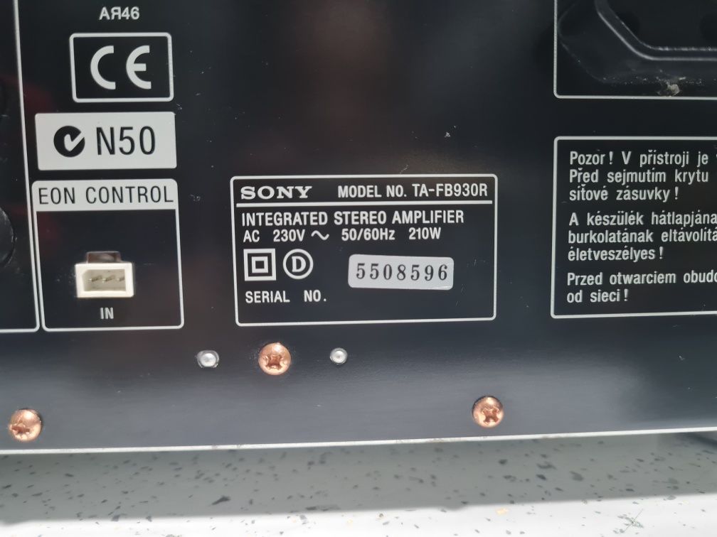 Amplificator Sony TA-FB930S