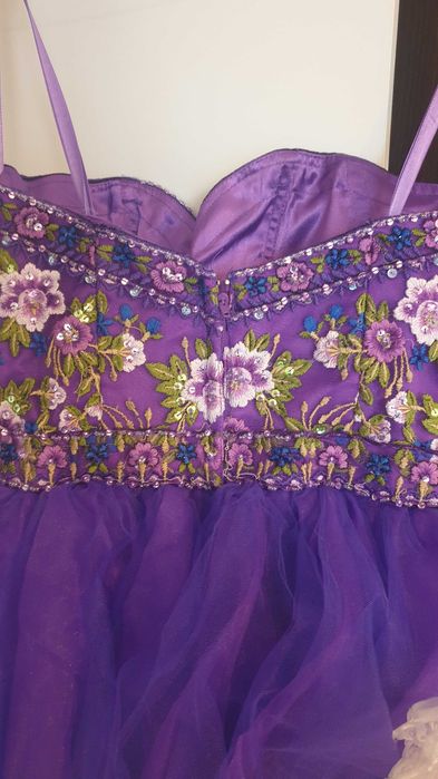 Rochie de ocazie MORI LEE mov cu corset