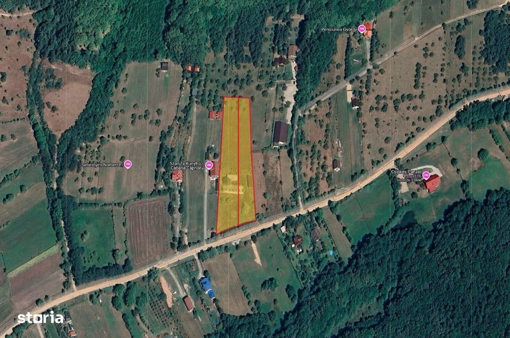 ZABALA - Covasna, Teren intravilan superb 7,200 mp