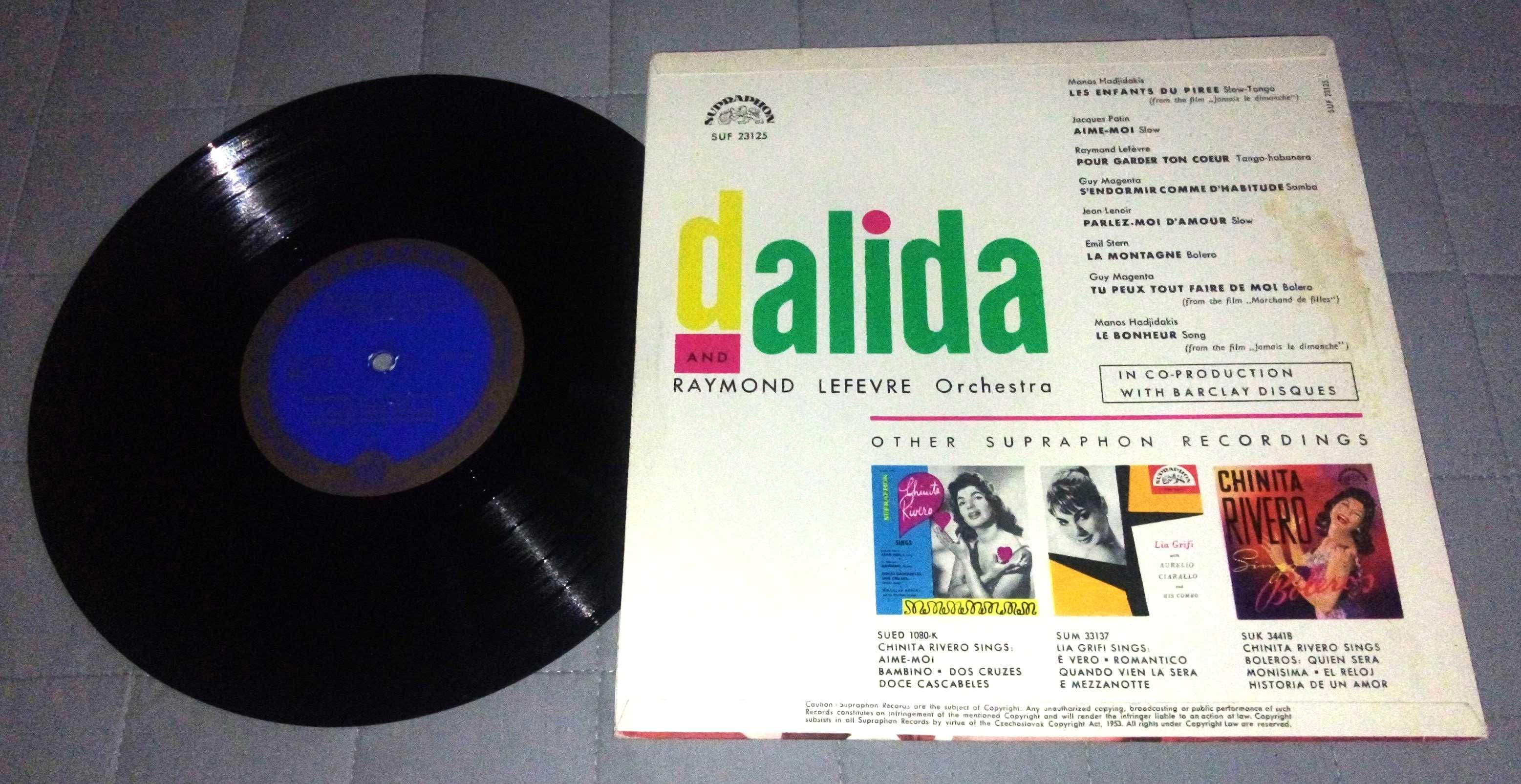 Плоча за грамофон DALIDA and Raymond Lef​è​vre ORCHESTRA 1965