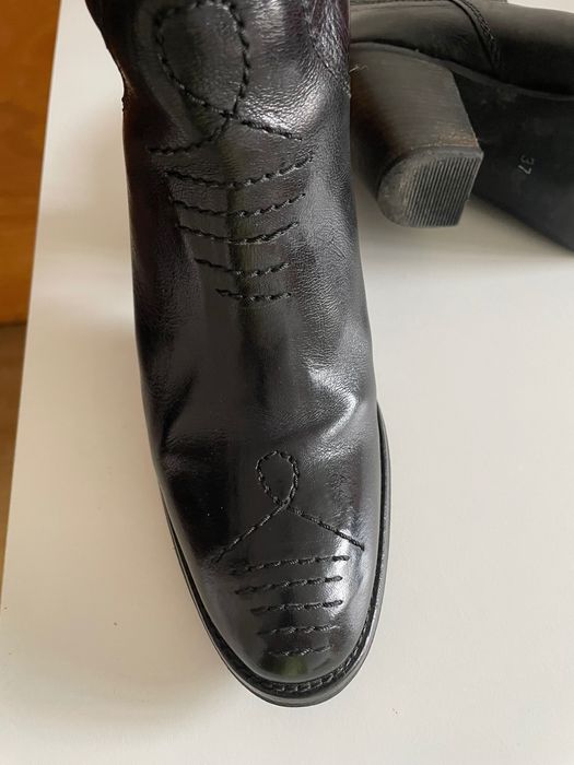 Vand cizme negre piele