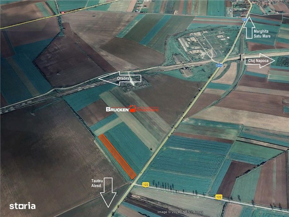 Teren Intravilan - Autostrada Transilvania - iesirea Chiribis