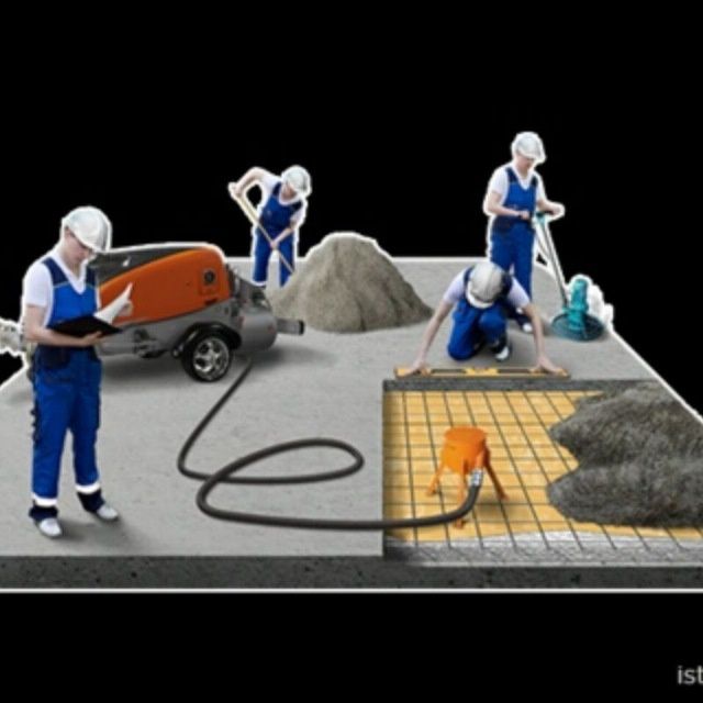 Сухой стяжка хизмати