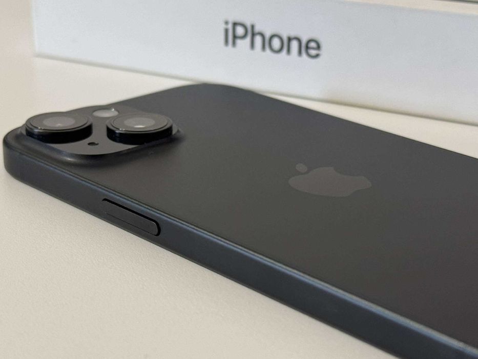 Бартер!Като НОВ! 90% Бат. iPhone 15 Black (Черен)