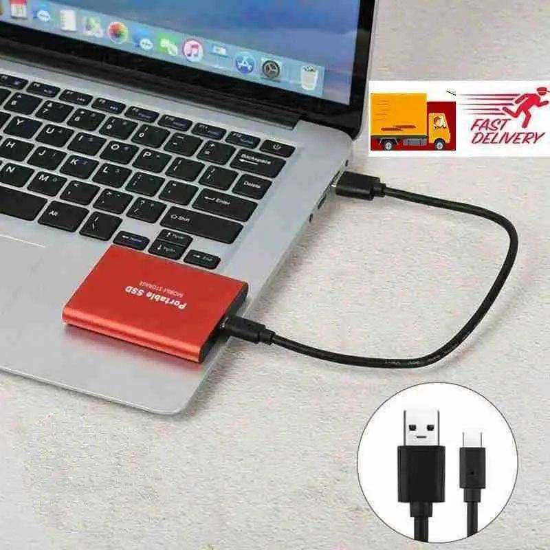 Xiaomi SSD Оригинален 128TB твърд диск 128 терабайта вход USB тип "С"
