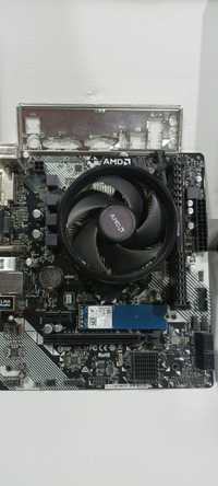 Kit Asrock A320M HDV +AMD Ryzen3 3200G+8GB ddr4+SSD 256GB+Cooler