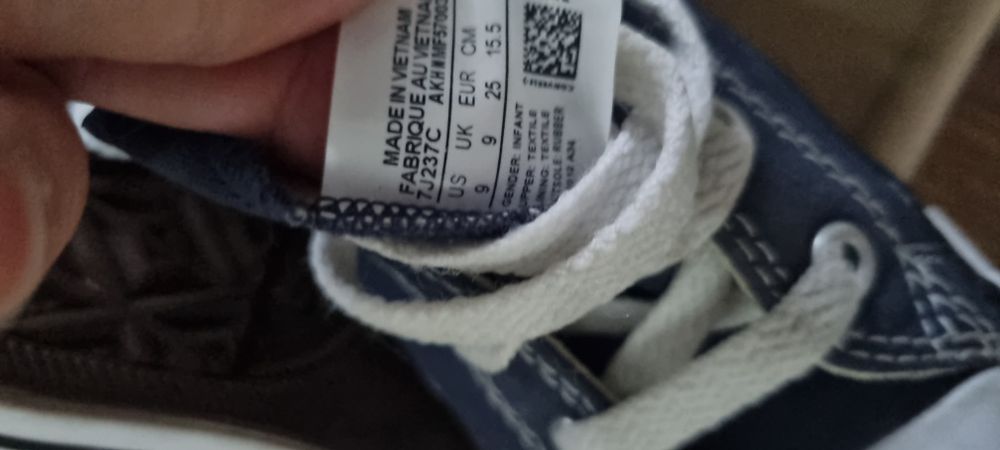 Converse copii, mărimea 25