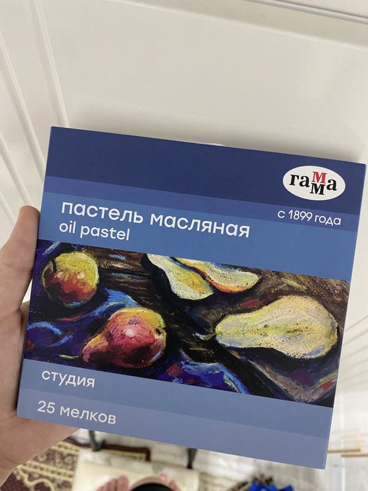 Пастель масляная Гамма 25цветов