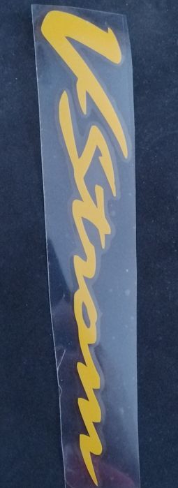 Sticker V-Strom galben 20.3 cm