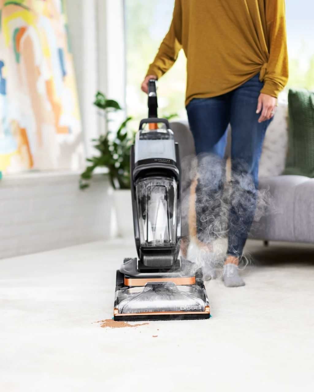 Гидропаровой пылесос для ковров Bissell Revolution – 3672E