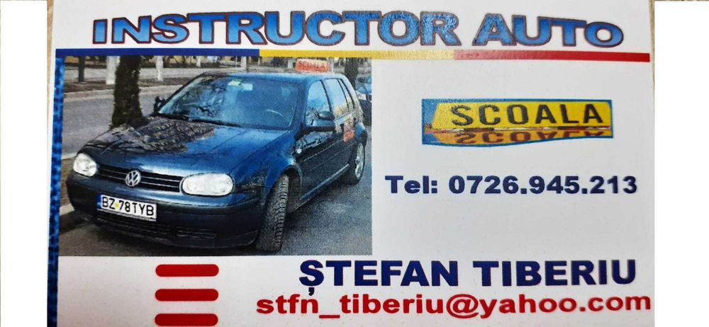 Școală de șoferi Buzău instructor auto