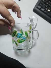 Ръчно рисувани чаши от стъкло