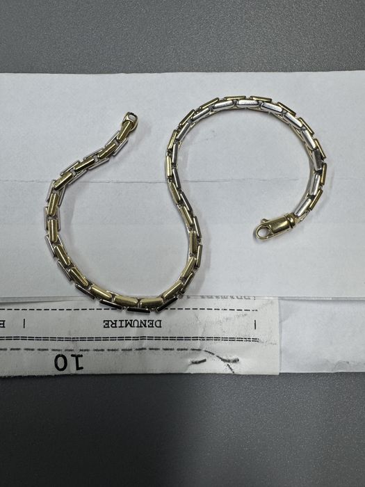 Bratara aur 18 k in doua culori Italia noua