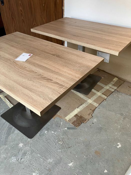 Vand 2 mese cu picior de inox 110 x 70 cm