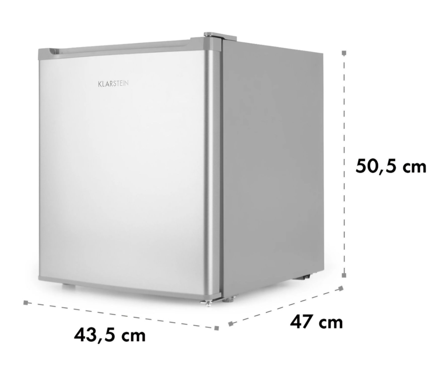 Мини сив хладилник 40L Klarstein