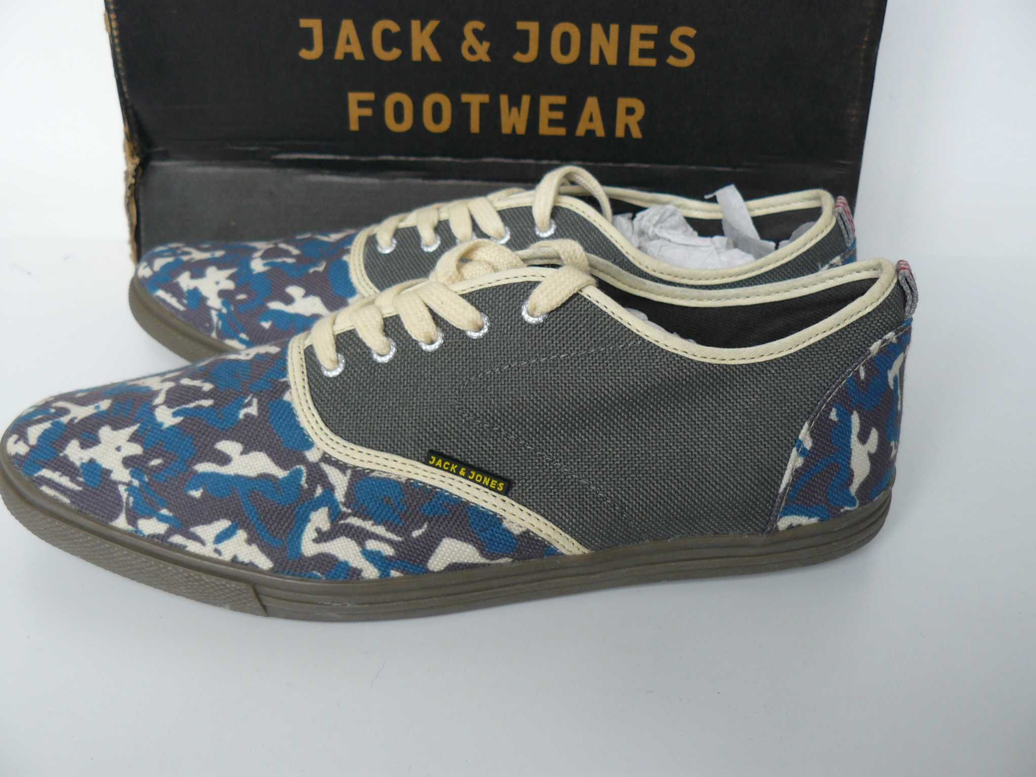 Tenisi Barbati JACK & JONES U.K. Noi In Cutie,Grey Camouflage Spider