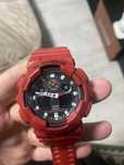 G shock casio rosu