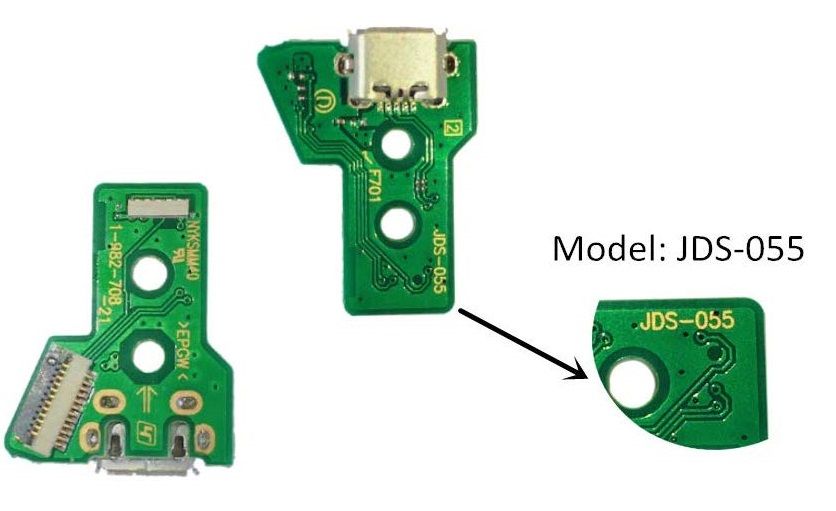 Модуль зарядки для dualshock 4 v2 JDS-050 (JDS-055)