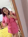 Rochita roz scurta