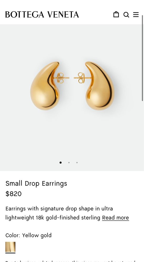 Bottega Veneta earrings