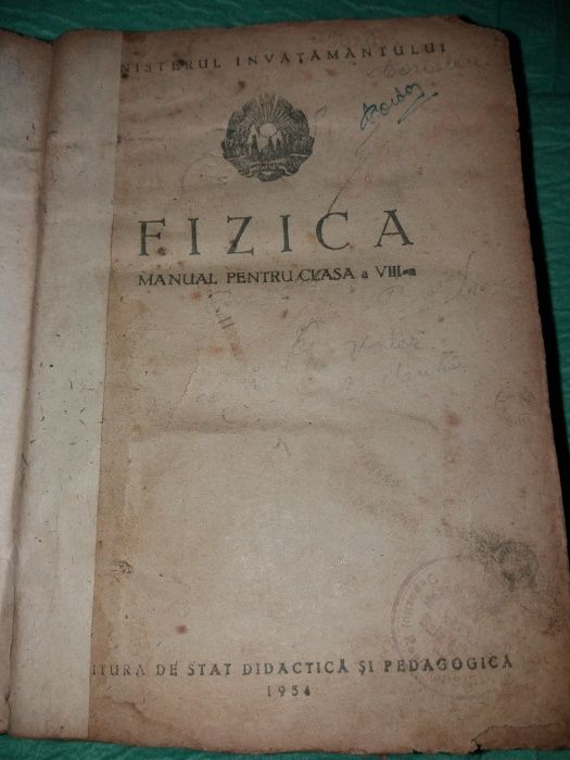 fizica veche 1954