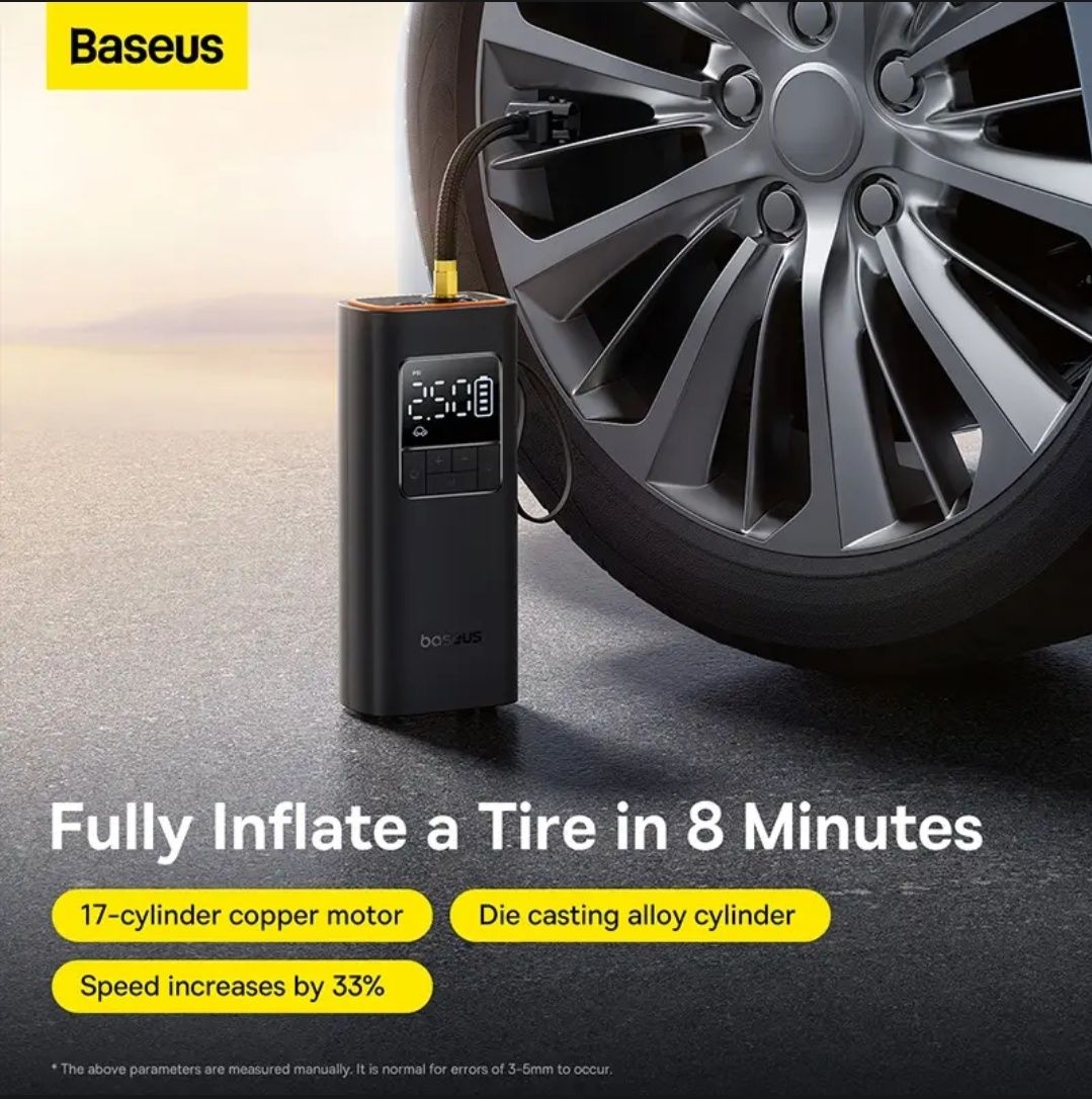 Baseus Автомобильный насос SuperMini Pro Series Car Inflator
Inflator