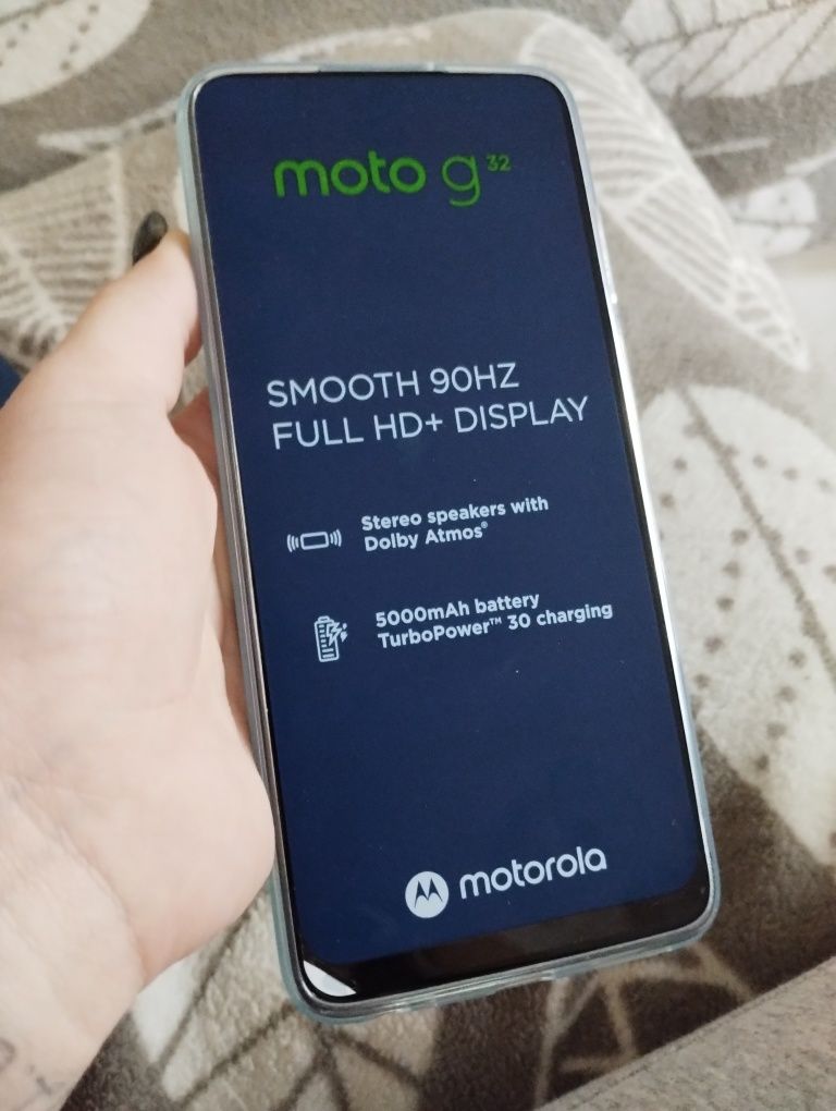 Telefon mobil Motorola Moto g32, Dual SIM, 128GB, 6GB RAM, 4G, Mineral
