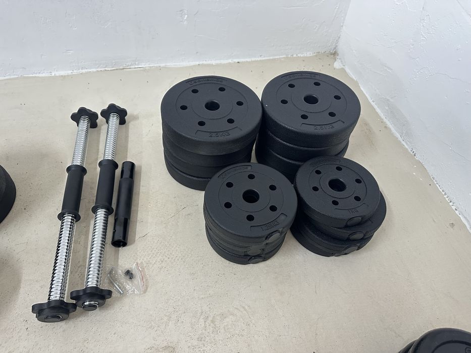 Дъмбели, дъмбели с приставки за лост, пудовка