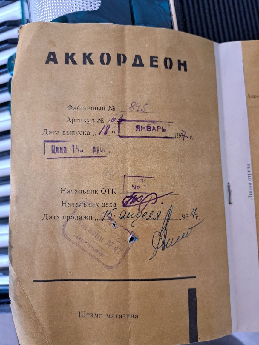 Аккордеон musical instrument
