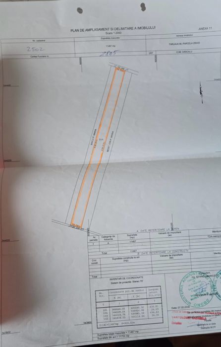 Teren de vanzare in comuna Dascalu