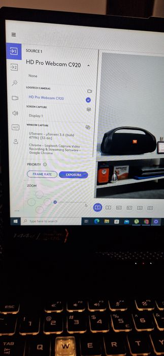 Vând Webcam Logitech HD Pro  C920