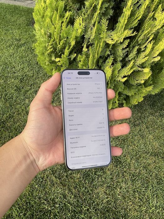 Iphone 15 Pro Max 256 gb 91% yomks