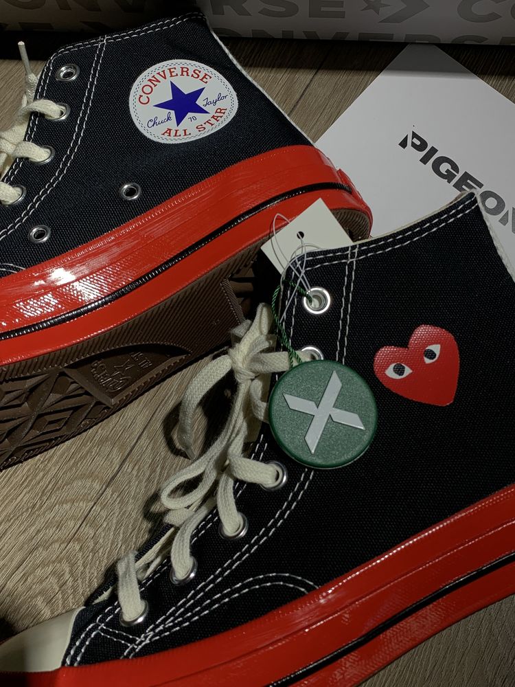 Converse Comme des Garçons Black Red