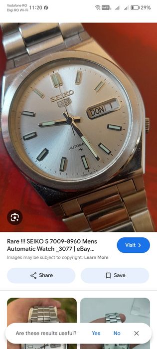 Ceas barbatesc Seiko 5 automatic stare perfecta
