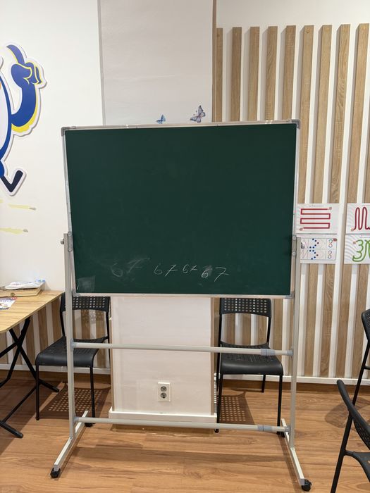 Доска школьная двусторонняя