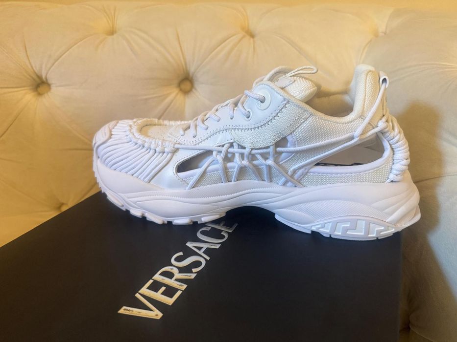 Adidasi Sneakers Versace Mercury Albi