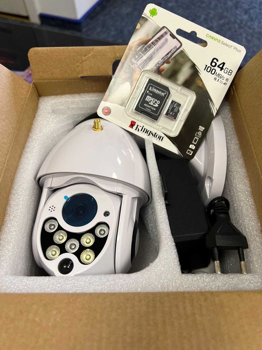 Camera Supravehere Rotativa 360 Sunet & Lumini