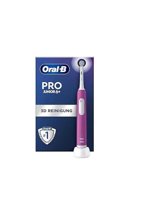 Електрическа четка за зъби Oral-B Pro Junior 6+ , пурпурна