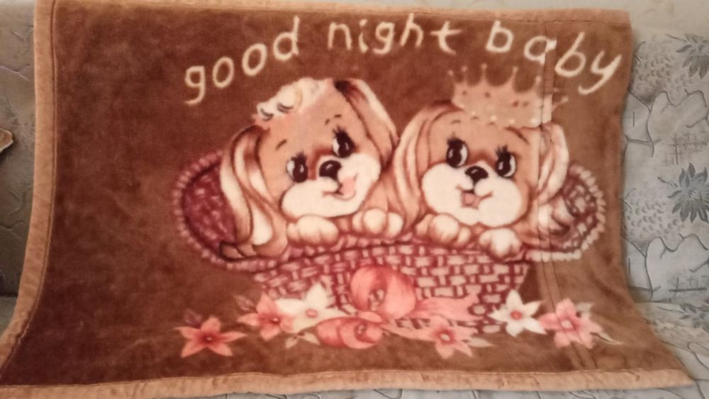 Детские мягкие пледы