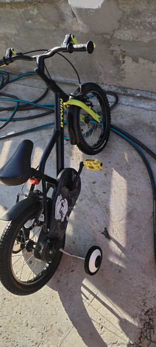 Bicicleta copii curoti ajutatoare demontabile
