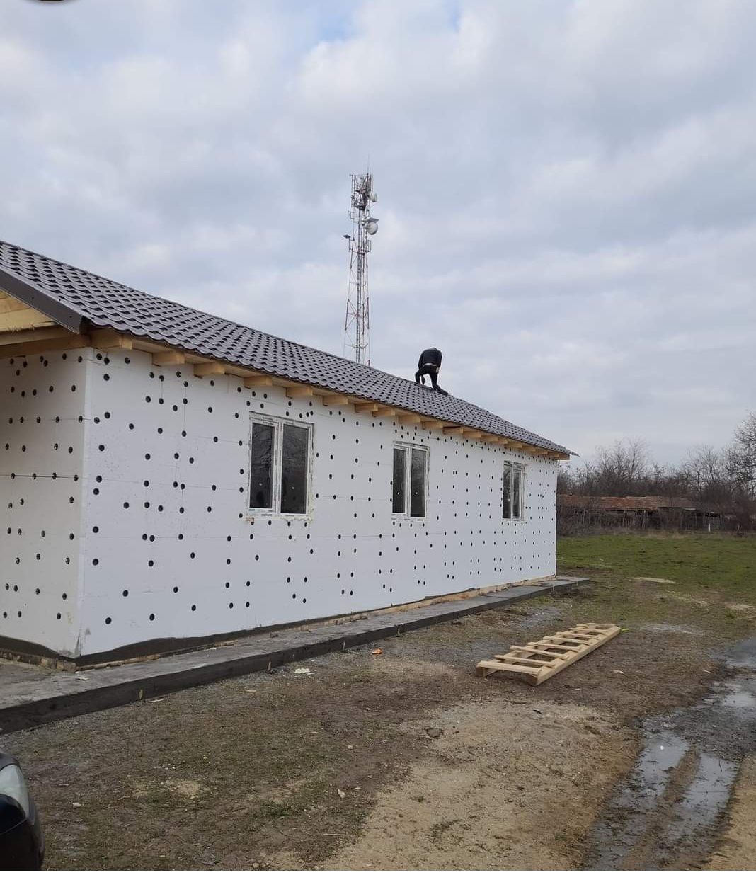 construim casă pe structură metalică