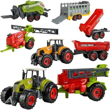 Фермерски комплект 6в1 - трактори с ремаркета