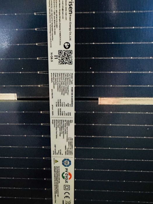 Соларни Панели       Монокристален соларен панел risen  640 W