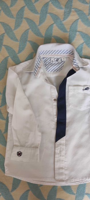 Camasa alba, baieti, 4 ani
