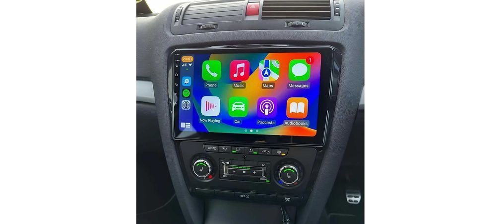 OFERTA : Navigatie GPS dedicata Skoda Octavia 2 Carplay Android Auto