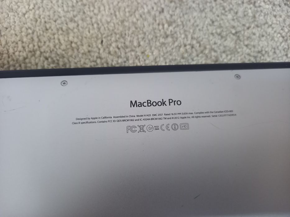 MacBook Pro Retina 13 inci late 2012,i5, Ram 8gb