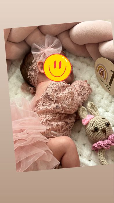 Рокля за фотосесия 0-1 м