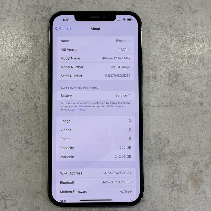 iPhone 12 pro max 256 77%