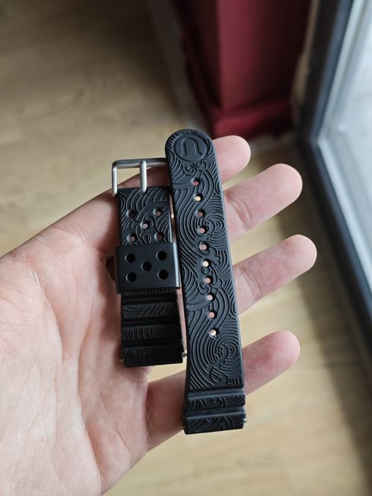Curea ceas Rubber UNCLE SEIKO 22mm, nouă