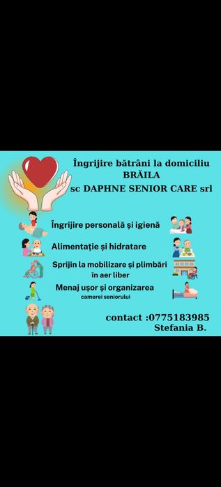 Îngrijire bătrâni la domiciliu cu personal calificat